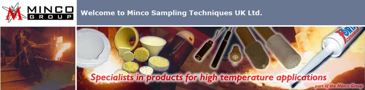 Strona Minco Sampling Techniques UK Ltd. - brytyjskiej czci korporacji MINCO.